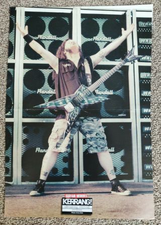 Dimebag Darrell / Pantera - Large Kerrang Poster - Rare