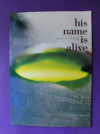 4ad His Name Is Alive Promo Poster Home Is In Your Head 1991 Dream Pop