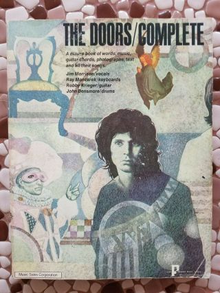 The Doors Complete 1972 Song Book Leo Alfassy Piano Guitar Sheet Music Chords