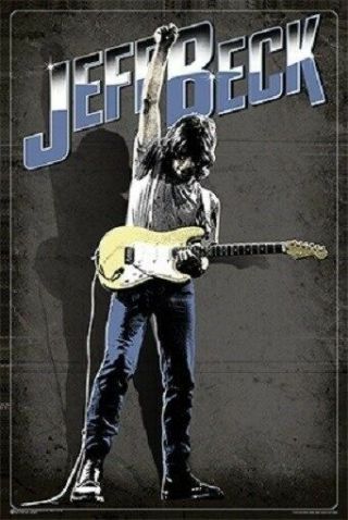 Jeff Beck Solo Guitar 24x36 Music Poster New/rolled