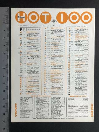 1970 Billboard Chart Hot 100 1 Bridge Over Troubled Water Simon Garfunkel