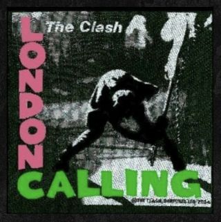 The Clash London Calling Woven Patch C064p