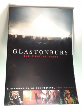 GLASTONBURY FESTIVAL Rare The First 25 Years Anniversary Limited Edition VGC 2