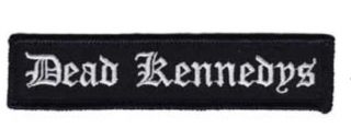 Dead Kennedys Logo Embroidered Patch D016p Black Flag Circle Jerks