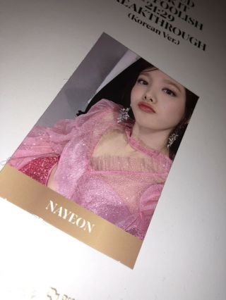 Twice - 8th Mini Album Feel Special Photo Card Kpop Nayeon