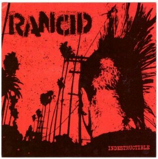 Rancid " Indestructible " Sticker Operation Ivy Green Day Social Distortion Nofx