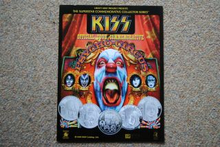 Kiss Psycho Circus Official Tour Liberty Coin Promo Poster Print Rare