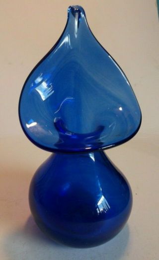 " Jack In The Pulpit " Glass Vase By Alum Bay,  Isle Of Wight - Piece.