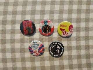 5 X Brian Jonestown Massacre Buttons (badges,  Pins,  25mm,  Garage,  Psychedelic)