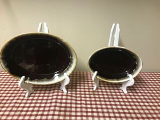 Vintage Pfaltzgraff Gourmet Brown Drip Caserole Dishes 240 241