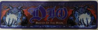 Dio/master Of The Moon/strip Woven Patch/blue Border/aufnäher/unused/limited