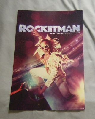 Elton John - Rocketman 11 X 17 Movie Poster (red) |||| Rocket Man