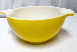 Vintage Pyrex Yellow 1 1/2 Quart Round Casserole Dish Bowl 441 No Lid