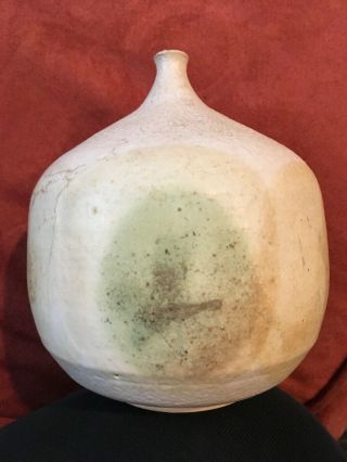 Weed Pot Studio Pottery Ceramic Bud Vase Vintage.  Signed “f ‘65”