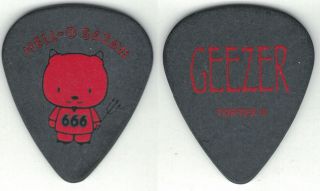 Black Sabbath - - Tour Guitar Pick - Geezer Butler Hello Kitty Satan