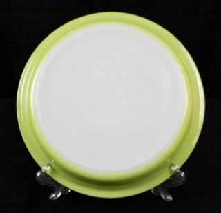 Pyrex Lime Green Pie Dish 8 1/2 " Wide 209 Usa Ovenware Vintage