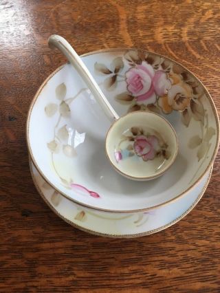 Vintage Hand Painted Nippon Condiment Bowl