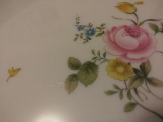 Noritake Pink Bridal Rose Oval Platter - 14 x 11 inches 5