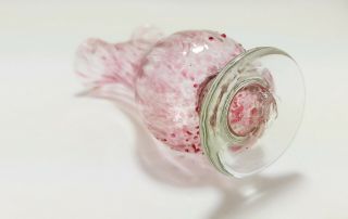 Rare Fratelli Toso Overshot Miniature Glass/Dollshouse Vase 3