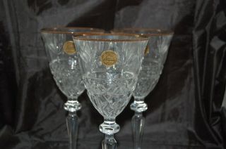 Cristal D Arques france Lead Crystal Stemware Wine Glasses 2