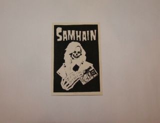 Samhain Paper Sticker,  Mid 1980 