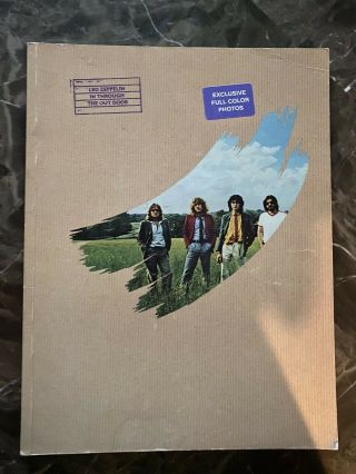Led Zeppelin - In Through The Out Door Music Book - Near 92 Pages