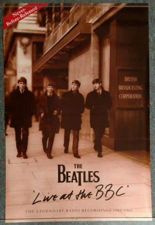 The Beatles Live At The Bbc 1994 Promo Poster