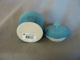 LE CREUSET SMALL SPICE JAR WITH LID - CARIBBEAN 4