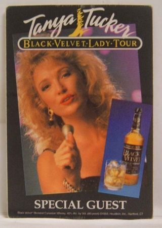 Tanya Tucker - Cloth Concert Tour Backstage Pass Last One