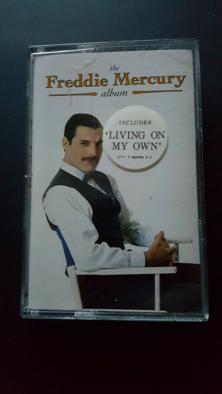 Freddie Mercury - Cassette - The Freddie Mercury Album (promo Stickered)