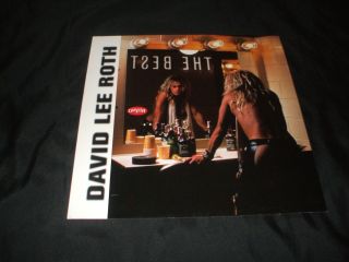David Lee Roth The Best Of In Store Promo Poster Flat Van Halen
