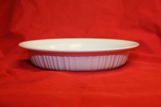 Corning Ware French White 9 Inch Pie Plate Baking Plate