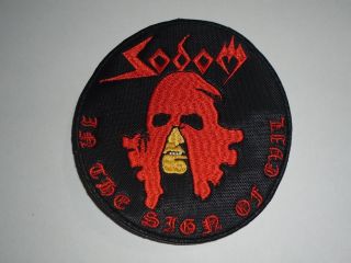 Sodom In The Sign Of Evil Embroidered Patch