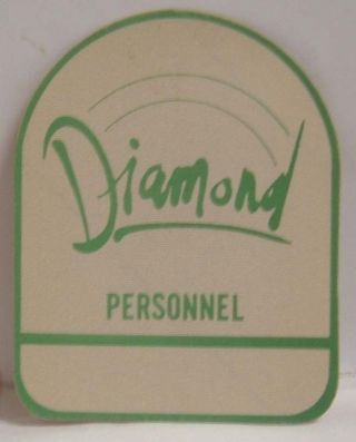 Neil Diamond - Old Concert Tour Cloth Backstage Pass