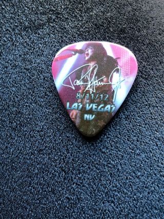 KISS Tour Guitar Pick LIVE Icon Tommy Thayer Rock Band 8/14/12 Irvine California 3