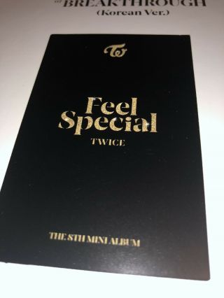 TWICE - 8th MINI ALBUM FEEL SPECIAL PHOTO CARD Kpop JIHYO 4