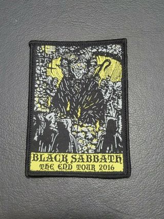 Black Sabbath The End Tour 2016 Patch For Jacket,  T - Shirt Iron On Woven Badge