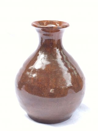Rare Joe Owen Pottery Vase Signed North Carolina 5 1/2 In.  Tall