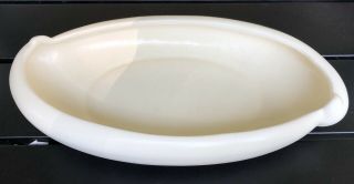 Vintage Ceramic Haeger Pottery Usa Console Dish Bowl White Sticker