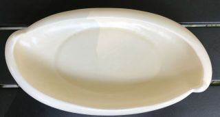 Vintage Ceramic Haeger Pottery USA Console Dish Bowl White Sticker 3