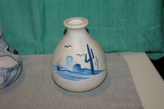 Nemadj Art Pottery Label RARE Vase 5 