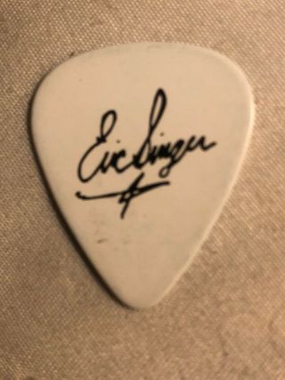 KISS Mount Rushmore Art Guitar Pick Eric Singer Signed Cayman Very Rare Design 2