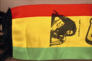 Bob Marley vintage 1980s CONCERT SCARF - POSTFREE to UK 2