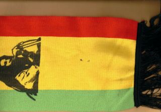 Bob Marley vintage 1980s CONCERT SCARF - POSTFREE to UK 5