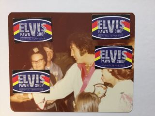 Vintage Candid Photo Of Elvis Talking With Fans / Karate Gi / Sept.  1975