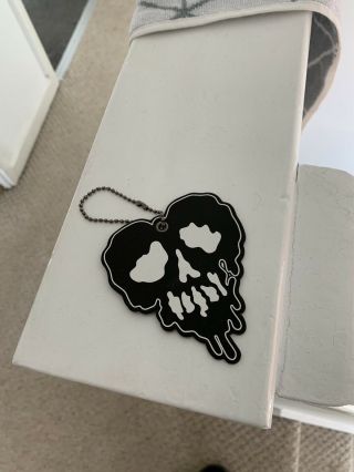 Drop Dead Clothing Charm Keyring Black Decoration Tag Collectible Key Chain Rare