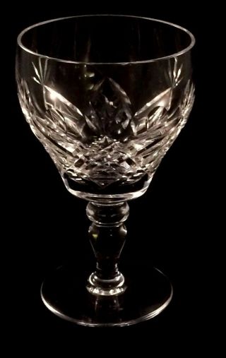 Vintage Royal Brierley " Elizabeth " 6 Oz.  Cut Crystal Claret Wine Glass