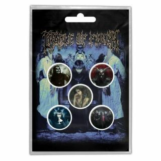 Cradle Of Filth - Cryptoriana - 5 Button Badge Pack