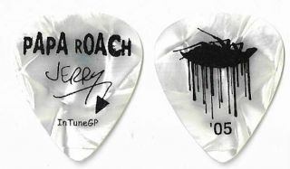 Papa Roach Black/pearl Tour Guitar Pick