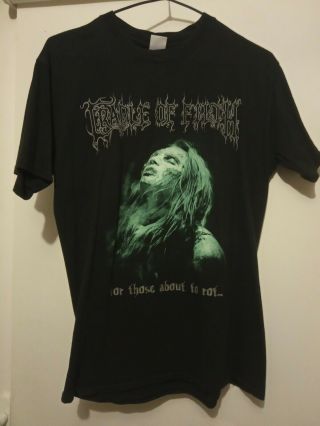 Cradle Of Filth T - Shirt (medium) For Those About Rot